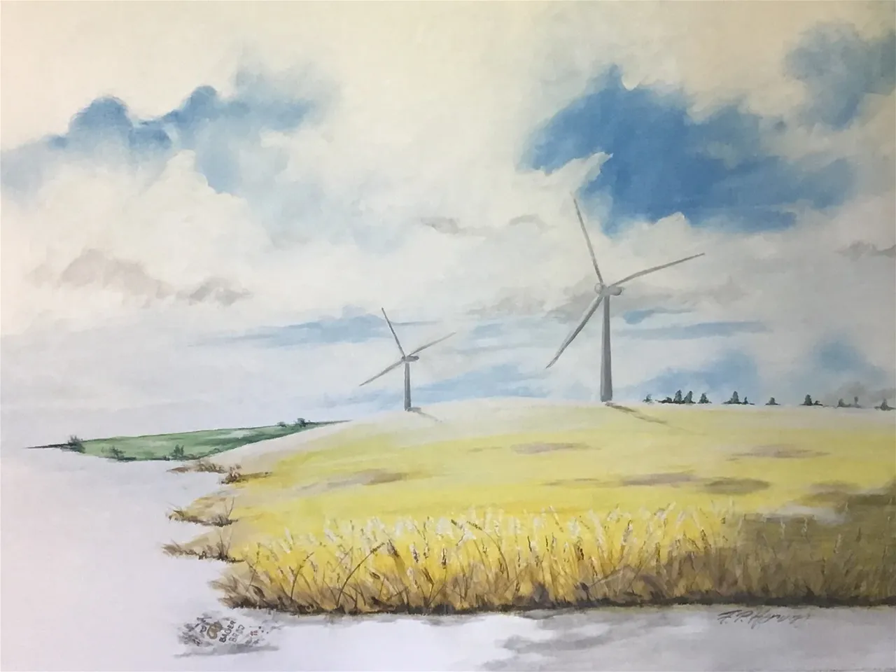 Maleri nr 159 70 cm X 90 cm